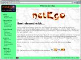 My first version of netego.de. Quite green, isn't it?, 90 Kb
